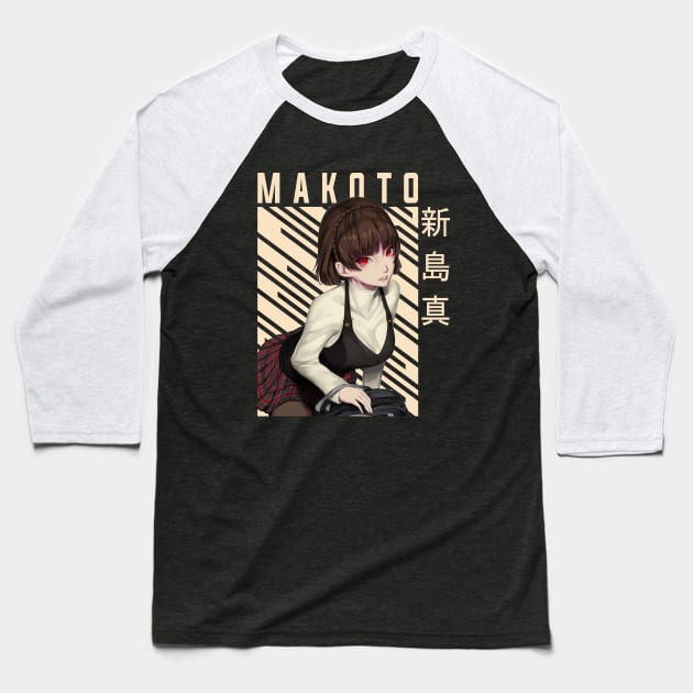 Makoto Niijima - Persona 5 Baseball T-Shirt by Otaku Emporium
